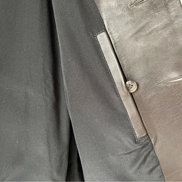 Eskandar Leather Jacket with Silk Lining - Picture 6 of 12